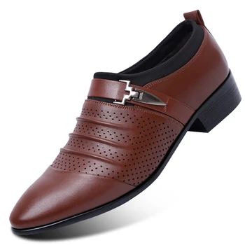Ukázal Prst Formálne Topánky Muž Svadobné Oxford Topánky Pre Mužov Šaty Topánky 2020 Mens Oxfords Kožené Topánky Mužov Zapatos Hombre Vestir