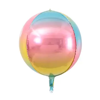 10pcs 22 inch Gradient Farba 4D Hélium Balón Narodeniny, Svadobné Party Dekorácie Balón Foto Rekvizity Baby Sprcha Deti Hračky