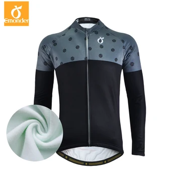 EMONDER Thermal Fleece, Cyklistika Dres 2019 Zime zahriať Cyklistické Oblečenie, Vetru Horských Soft shell Plášť MTB Cyklistické Bundy