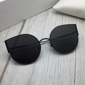 Kórea Značky Dizajnér JEMNÉ CHAMELEON slnečné Okuliare UV Ochrany Cat Eye Slnečné Okuliare Ženy Muži S Originál Krabici