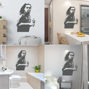 Ronaldinho Brazília Futbal, Futbalista Kuchyňa Spálňa Wall Art Nálepky Obrázok Odtlačkový