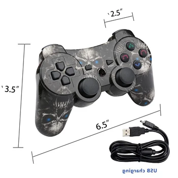 Gamepad Bezdrôtový Bluetooth Ovládač Pre PS3 Radič Bezdrôtovej Konzole Sony Playstation 3, Hry Pad Prepínač Hry Príslušenstvo