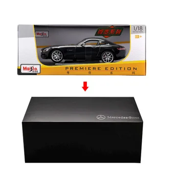 Maisto 1:18 Mercedes-Benz SLS AMG Matné auto zliatiny auto model simulácie auto dekorácie kolekcie darček hračka lejacích model