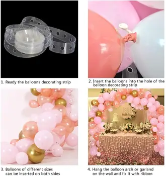 Balón Garland Arch Súprava pre Baby Sprcha Svadby, Narodeniny, Promócie Výročie Bachelorette Party Pozadí Dekorácie