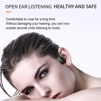 AS10 kostné vedenie bluetooth headset bluetooth 5.0 bezdrôtový ucho-montáž non-ear IP56 nepremokavé športové headset fone de ouvido