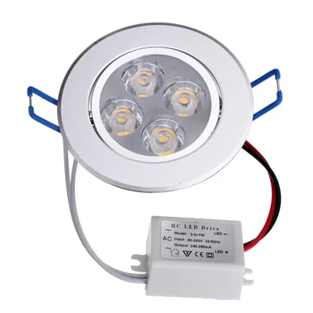Super Jasné LED Zapustené Stropné Dole Svetla studená Biela&Warm White Non Nastaviteľné 85-265V Úspory Energie, Teplá biela/Studená biela