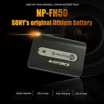 Sony Pôvodné 900mAh NP-FH50 NP FH50 Fotoaparát Batérie pre Sony A230 A330 A290 A390 DSC-HX1 HX100 HX200 HDR-TG1E TG3 TG5 TG7