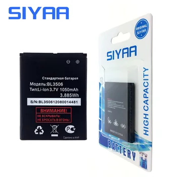 SIYAA BL3506 BL 3506 Mobilný Telefón Batéria Pre Lietať Telefón Náhradné Batérie Kapacitou 1050mAh Reálne možnosti Maloobchodných Balíkov