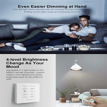 SONOFF Dimmer Prepínač DIY D1 Wifi Smart Svetlo Domov Bezdrôtové Diaľkové Ovládanie Spínač Časovač Modul Svetlo Nastavenie Google Alexa