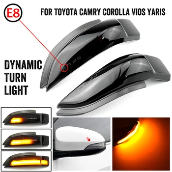 LED Dynamický Zase Signálneho Svetla Sekvenčné Bočné Zrkadlo Indikátor Pre Toyota Corolla Camry Prius Vios CHR Yaris Venza Avalon Altis