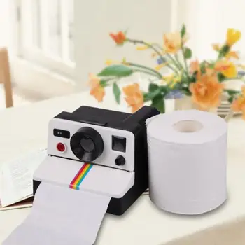 Tkanivo Boxy Vysoká Kvalita Toaletný Papier Držiak Tvorivé Fotoaparát Tvar Inšpirovaný Tkaniva BoxesBox Kúpeľňových Doplnkov