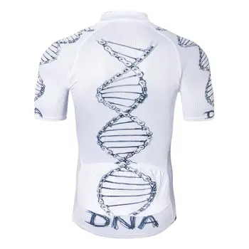 2020 Cyklistika Dres Mužov rýchle suchých Horských Cestných Jersey DNA vývoj Letné Krátke Cyklistické Oblečenie biele Košele Top