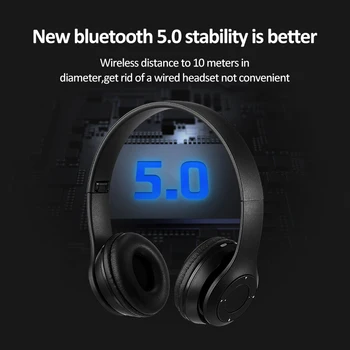 Slúchadlá Bezdrôtová Bluetooth Slúchadlá Hra Skladacie Slúchadlá pre Darčekové Farebné BT 5.0 Headset Krásy Bluetooth Slúchadlá