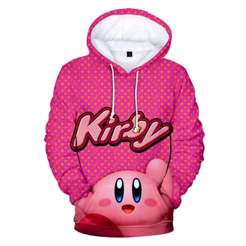 Japonské Anime Kirby Cosplay Kostým Roztomilý Kreslený Kirby 3D Vytlačené Veľkými Ženy/muži Mikiny, Mikiny Bežné Tepláková súprava