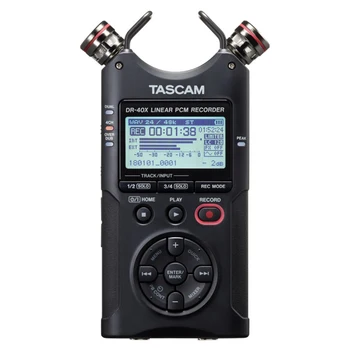 Hot predaj Tascam DR-40X DR40X vreckový digitálny hlasový záznamník profesionálne nahrávanie pero pôvodnej značky linear PCM & MP3