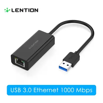 Typ-A Ethernet Adaptér USB 3.0 2.0 RJ45 1000M sieť Lan konektor pre Windows 10， Povrchu, Win OS ，Nintend Prepínač ，MacBook