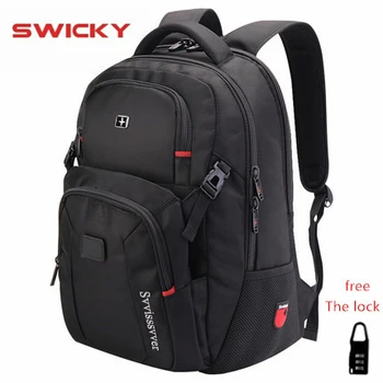 SWICKY muži male Multifunkčné veľkú kapacitu módneho priemyslu bežné turistické anti-theft nepremokavé 15.6 palce Laptop backpack
