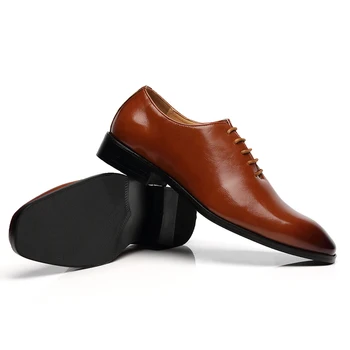 2020 Mužov Topánky Britskej Obleku Mužov Formálne Šaty, Topánky Krajky-Up Bytov Mokasíny Strany Svadobné Oxfords Veľká Veľkosť