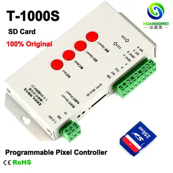 T-1000S SD LED Pixel Radič;DC5-24V;SPI Výstupného Signálu,Max 2048Pixels;Podpora WS2801,LPD6803,WS2811,TM1804,LPD8806 atď.