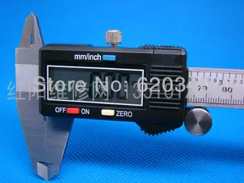 150 mm Digitálny Vernier Strmeň Mikrometer Prierez Širokouhlý Elektronické Presne Meranie Nehrdzavejúcej Ocele s Vysokou Presnosťou