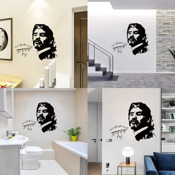 Diego Armando Maradona Argentína Futbal, Futbalista Kuchyňa Spálňa Wall Art Nálepky Obrázok Odtlačkový