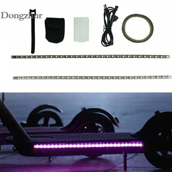 LED Pásy Baterka Bar Lampa Svetlo Pre Xiao Mijia M365 Elektrický Skúter Skateboard Noc Cyklistické Bezpečnosti Dekoratívne Svetlo