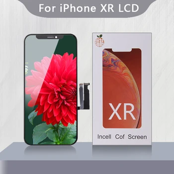 AAA+++ Na iPhone XR LCD S 3D Dotyk Digitalizátorom. Zhromaždenia Č Mŕtvy Pixel LCD Displej Výmena Displeja Pre iPhone, LCD RJ Incell