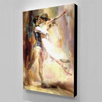 Modulárny Plátno Na Maľovanie Balet Mužov A Žien Domova Kiss Obrázky Moderné Vytlačený Plagát Na Steny V Obývacej Izbe Umenie, Fotografia Bez Rámu