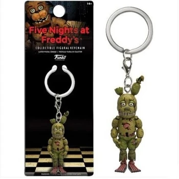 Horúce Hračky Päť Nocí v Freddys keychain Akčné Figúrky Anime PVC 5CM FNAF Freddy keychain Krúžok Obrázok Hračky Pre Deti Model