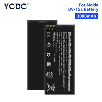 Vysoká Kvalita 3000mAh RM-1104 RM-110 Lítium-Polymérovú Batériu Mobilného Telefónu BV-T5E Pre Nokia Microsoft Lumi 950 RM-1106 Batérie