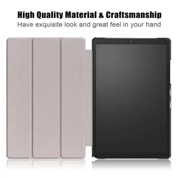 GLIGLE smart slim magnet obal pre Samsung Galaxy Tab A7 (2020) SM-T500/SM-T505/SM-T507 kryt puzdro +stylus+obrazovke film