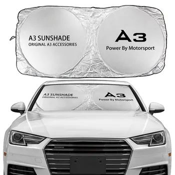 Čelného skla slnečník Kryt Pre Audi A3 8P S3 8V 8 L Sportback E-Tron Limuzína Príslušenstvo Anti UV Reflektor Clonu Protector