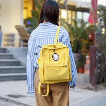 2020 Nové Žien Batoh Tlač Taška pre Ženy Veľký Notebook Školský Batoh pre College Student Travel Bag Mochila 2020 Žltá