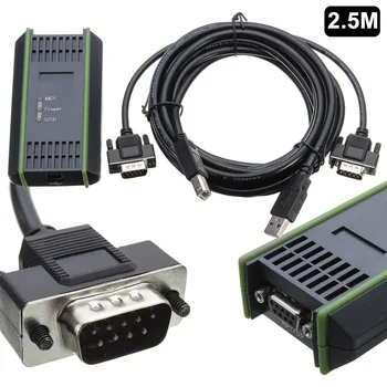 2,5 m PC Adaptér, USB Kábel, Adaptér pre Siemens S7-200/300/400 RS485 Profibus/MPI/PPI pre Siemens 6ES7972-0CB20-0XA0