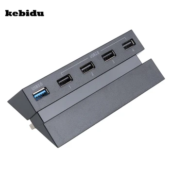 Kebidu Nový 5 Porty USB 3.0 + 2.0 Hub vysokorýchlostný Adaptér pre Sony pre PS4 pre Playstation 4 Príslušenstvo USB HUB Vysokej Kvality