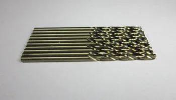 10PCS Ø 3,2 mm 4 mm 4,8 mm 5,5 mm 6,5 mm M35 Twist Vrtákov kovov s Vysokou presnosťou otvor spracovanie HSS-CO5% kobaltu pre stianless