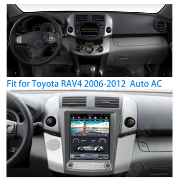 128 GB ROM Pre Toyota RAV 4 2006-2012 Android 9.0 Tesla štýl PX6 DSP Carplay Auta GPS Navigácie Multimediálny Prehrávač