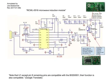 20pcs/veľa RCWL-0516 Mikrovlnná Dopplerov Radar Senzor Switch Modul Ľudských Indukčné Dosky Detektora pre Arduino RCmall