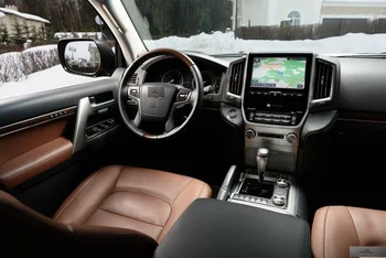 Car Audio Vertikálne obrazovke Tesla Android 9.0 Auta GPS navigácie pre TOYOTA LAND CRUISER LC200 2008-Auto Multimediálny prehrávač BT