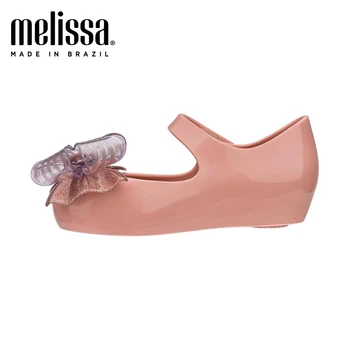 Mini Melissa 2020 Nové Dievča Jelly Sandále Luk Letné Sandále Melissa Roztomilé Deti Sandále Pláže Topánky Batoľa Veľkosť Topánok, 14-19 CM