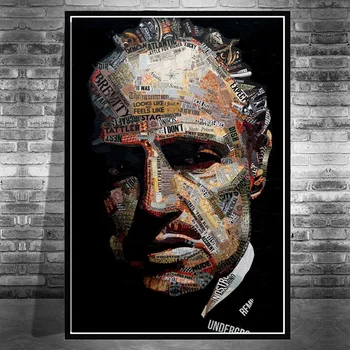 Klasický Film Gangstri Godfather Plagáty čiernobiele Výtlačky Plátno na Maľovanie Mafia Film Wall Art Obrázok pre Obývacia Izba Dekor