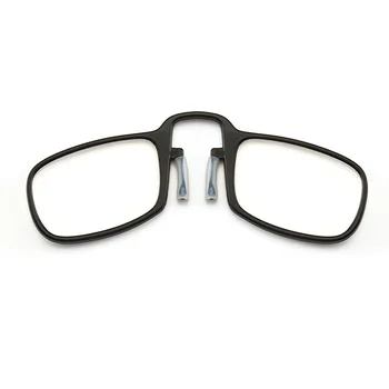 Najnovšie Mini Sticky Okuliare na Čítanie Nos Klip na Presbyopic Okuliare Mužov a Žien Rám Skla Čierny Vysoko Kvalitné Unisex