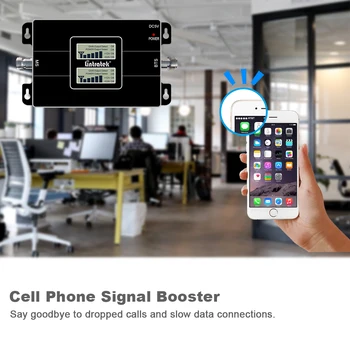 Lintratek GSM Signálu Booster 2G 900 DCS 4G 1800 MHZ WCDMA (UMTS 3G WCDMA 2100 3G, 4G signál B5 850 1900 Dual Band Celulárnej Zosilňovač LCD