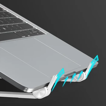 Skladacia Prenosný Stojan pre Pro Notebook Ipad Stand Prenosné Anti-Slip Odvod Tepla 5 Úrovní nastavenia Výšky