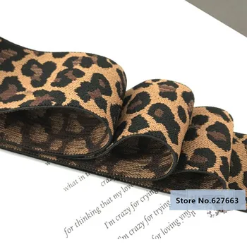Zahusťovanie mäkké leopard nohavice pás a nohy elastické kapely elastické lano ploché gumička diy ručne vyrábané odevné doplnky
