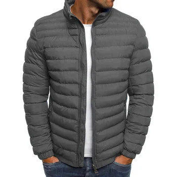 2020 zimný kabát mužov Ležérne módne 7 farieb puffer bunda plus veľkosť S-3XL veľká veľkosť mužov pánske zimné bundy a coats obliekať mužov