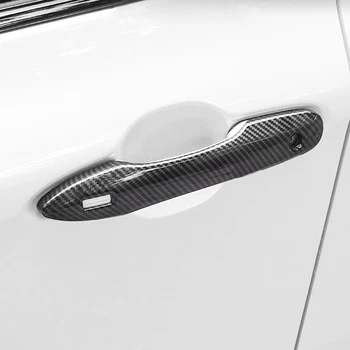 Pre Toyota Corolla 2019 2020 Uhlíkové Vlákna Vytlačené Vonkajšie Bočné Dvere, Rukoväť Kryt Tvarovanie Chrome Dvere Miska Výbava Rám Rám