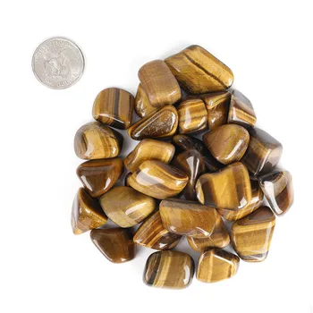 1 Box Zlaté Tigrie Oko Rozhádzané Kamene, Drahokamy Čakra Domova Materiál Reiki Liečenie Kamene