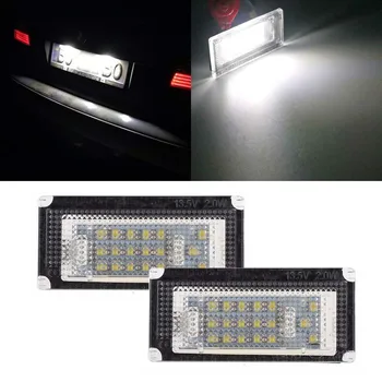 2 KS/veľa Bielej 18 LED, Číslo Preukazu Doska ligths lampa pre MINI cooper R50 R52 R53 Auto ľahká montáž náhradné auto osvetlenie