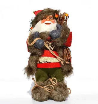 Vianočné Santa Claus Bábiky Hračky, vianočné Dekorácie pre Domov Ozdoby na Vianočný Stromček Vianočný Darček Pre Deti BR57